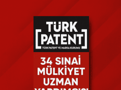 TÜRK PATENT VE MARKA KURUMU 34 Sınai Mülkiyet Uzman Yardımcısı Alacak