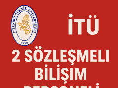 İTÜ 2 Sözleşmeli Bilişim Personeli Alacak (2025) – Başvuru Şartları ve Detaylar